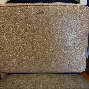 Kate Spade Sparkling Rose Gold Laptop Case